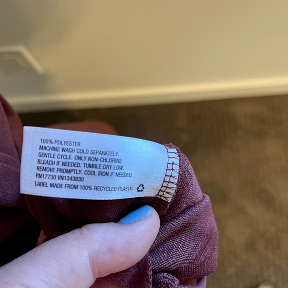 Prologue Long Wine coloured dress with Belt - Picture 10 of 10